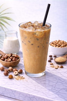 قهوة باردة بندق