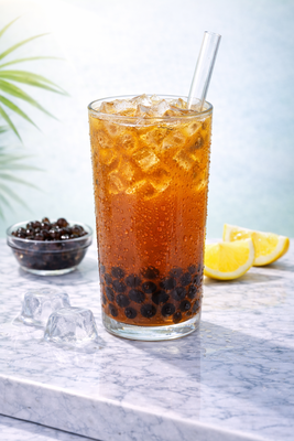 شاي مثلج بوبّا